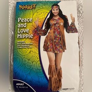 Spirit Halloween Peace & Love Hippie outfit 👻